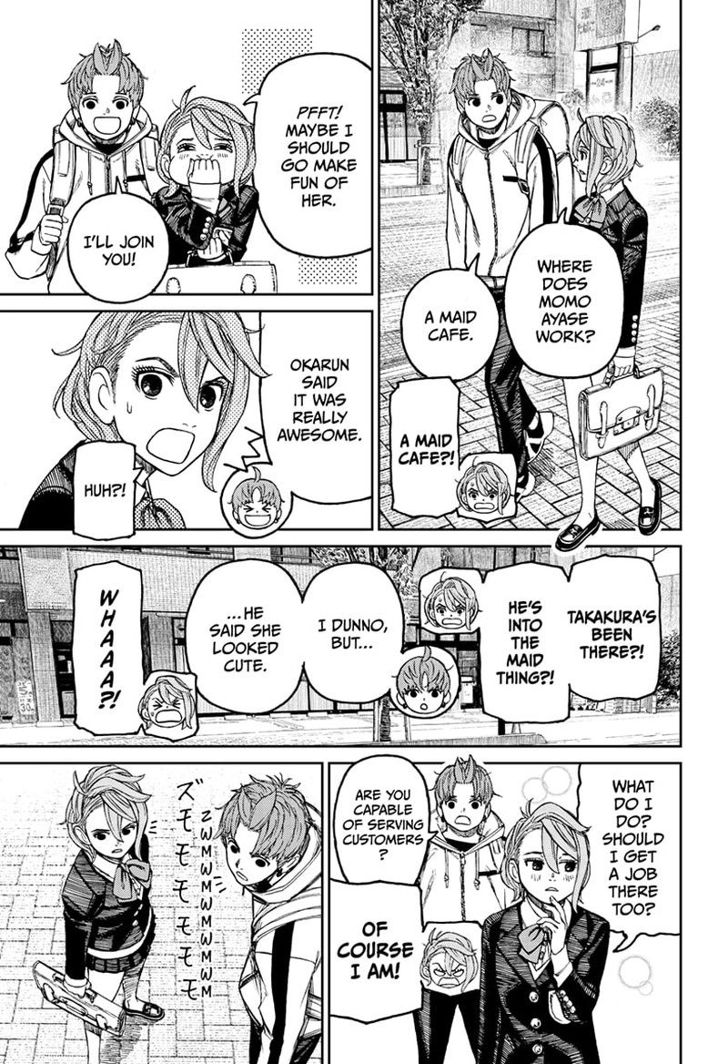 Dandadan Manga Chapter 79 page 21 - Just Who the Heck Is This Person?