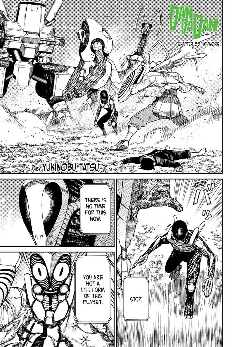 Dandadan Manga Chapter 83 page 1 - At Work