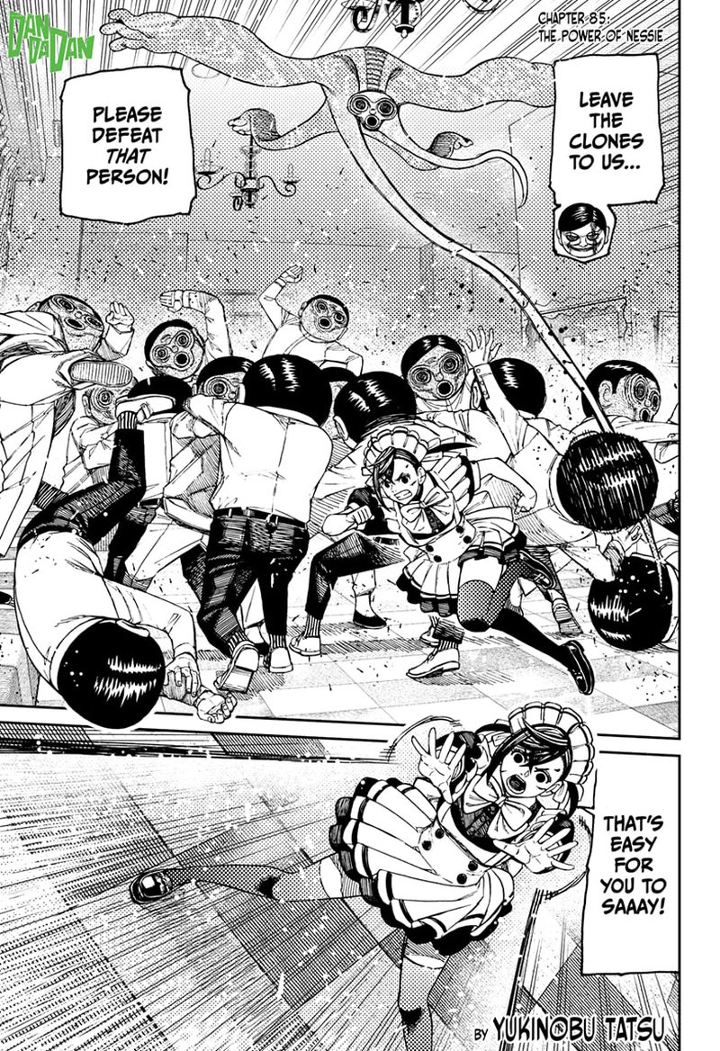 Dandadan Manga Chapter 85 page 1 - The Power of Nessie