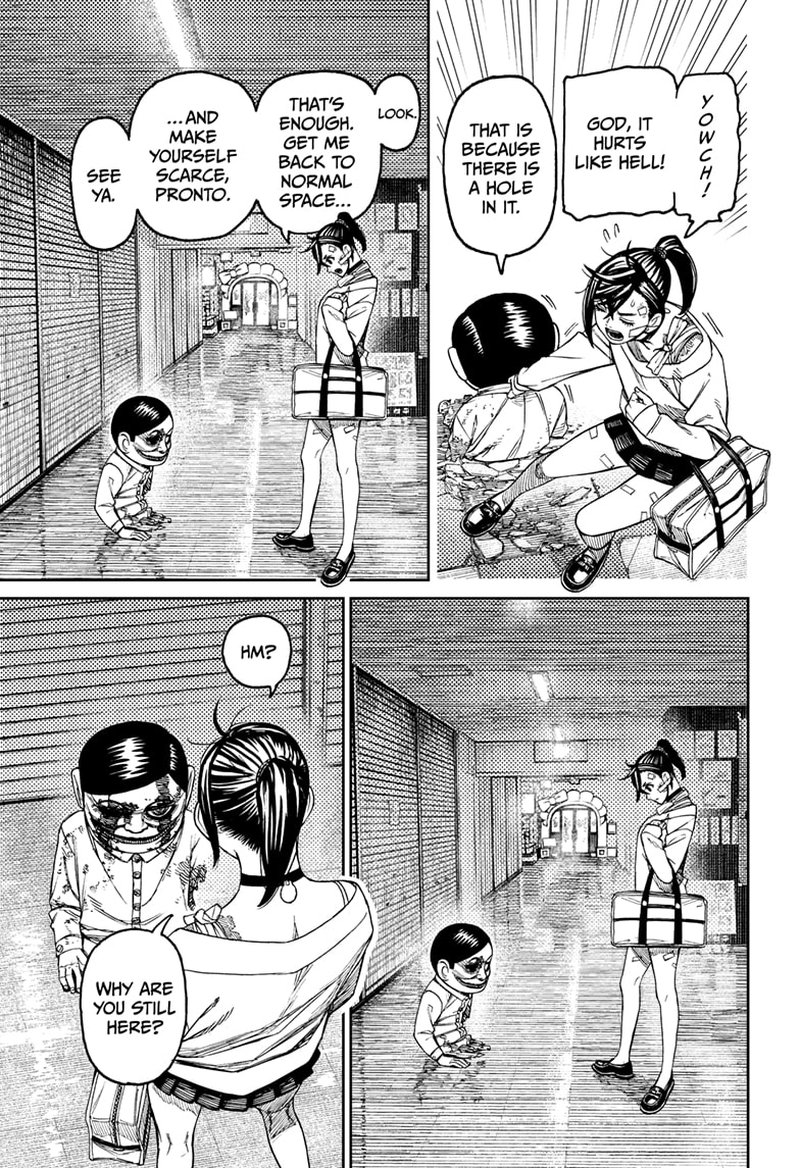 Dandadan Manga Chapter 86 page 15 - I Just Wanna Leave Already