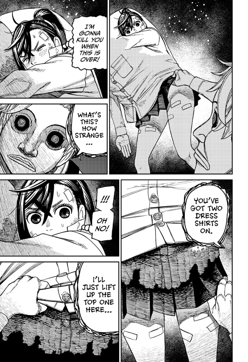 Dandadan Manga Chapter 87 page 11 - Can Never Sleep at a Manga Cafe