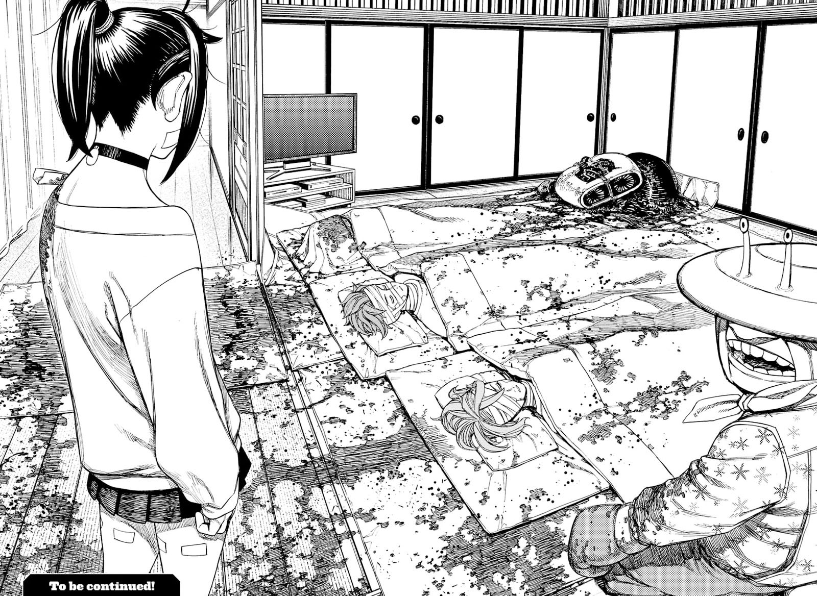 Dandadan Manga Chapter 87 page 18 - Can Never Sleep at a Manga Cafe