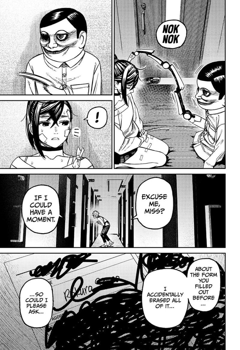 Dandadan Manga Chapter 87 page 5 - Can Never Sleep at a Manga Cafe