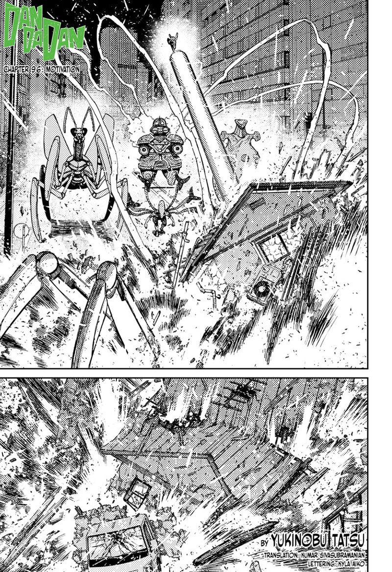 Dandadan Manga Chapter 96 page 1 - Motivation