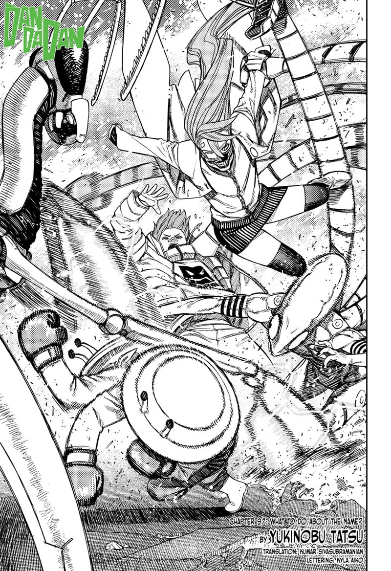 Dandadan Manga Chapter 97 page 1 - What To Do About the Name?